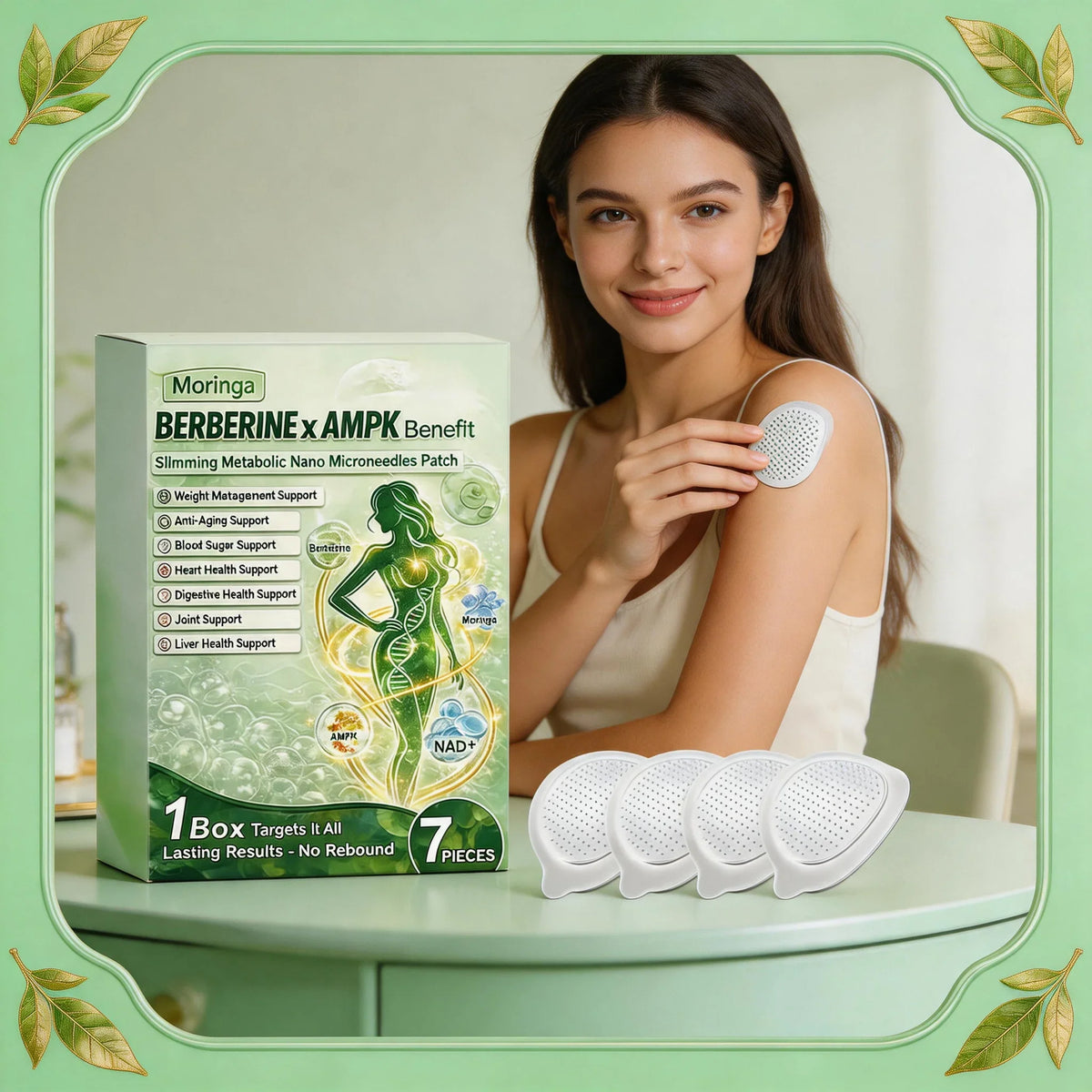 Moringa Body Care Patch – Breathable & Skin-Friendly, 7pcs
