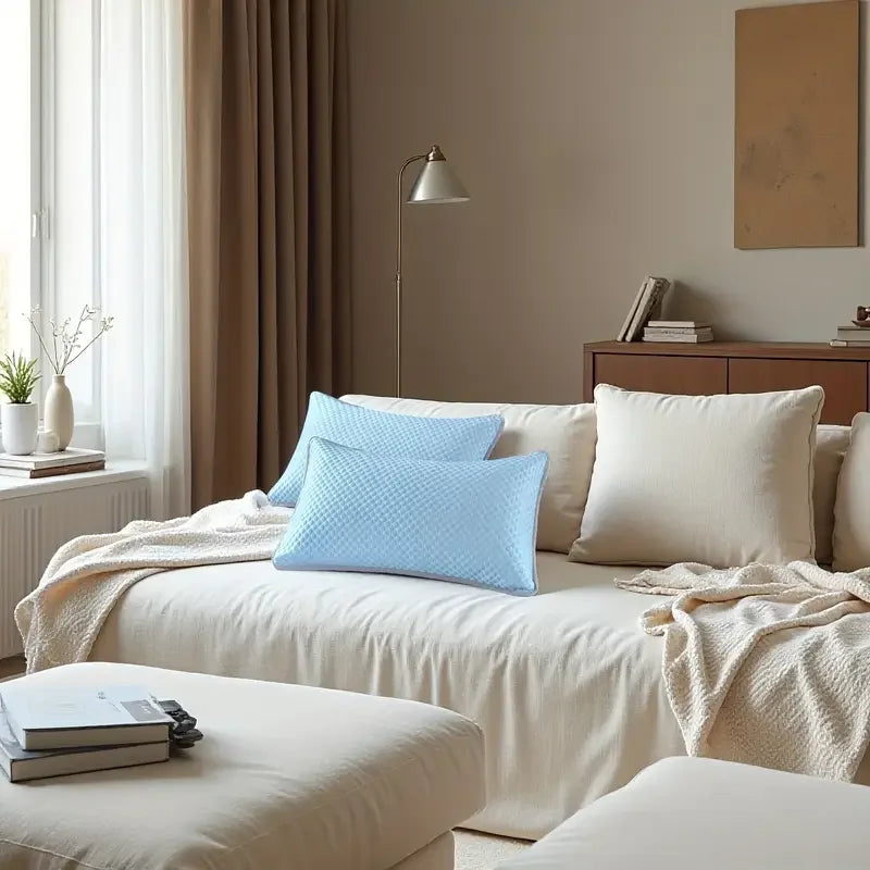 Ice Silk Cooling Pillowcase – Soft, Breathable & Washable