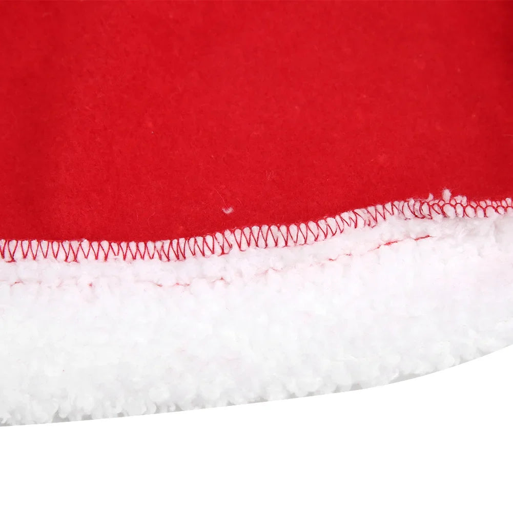 Santa Cloak & Hat Christmas Pet Costume for Dogs & Cats