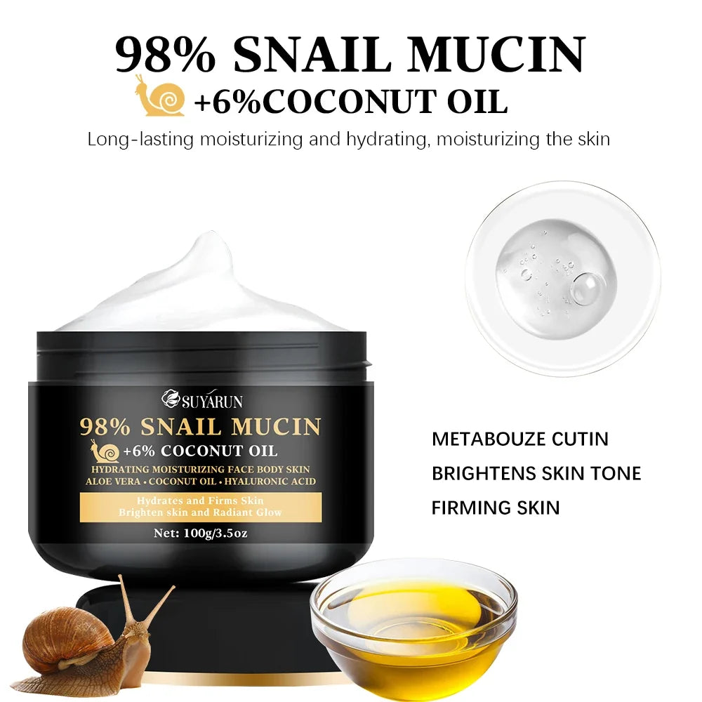 Snail Lotion 92% Snail Secretion + 5% Hyaluronic Acid – All Skin