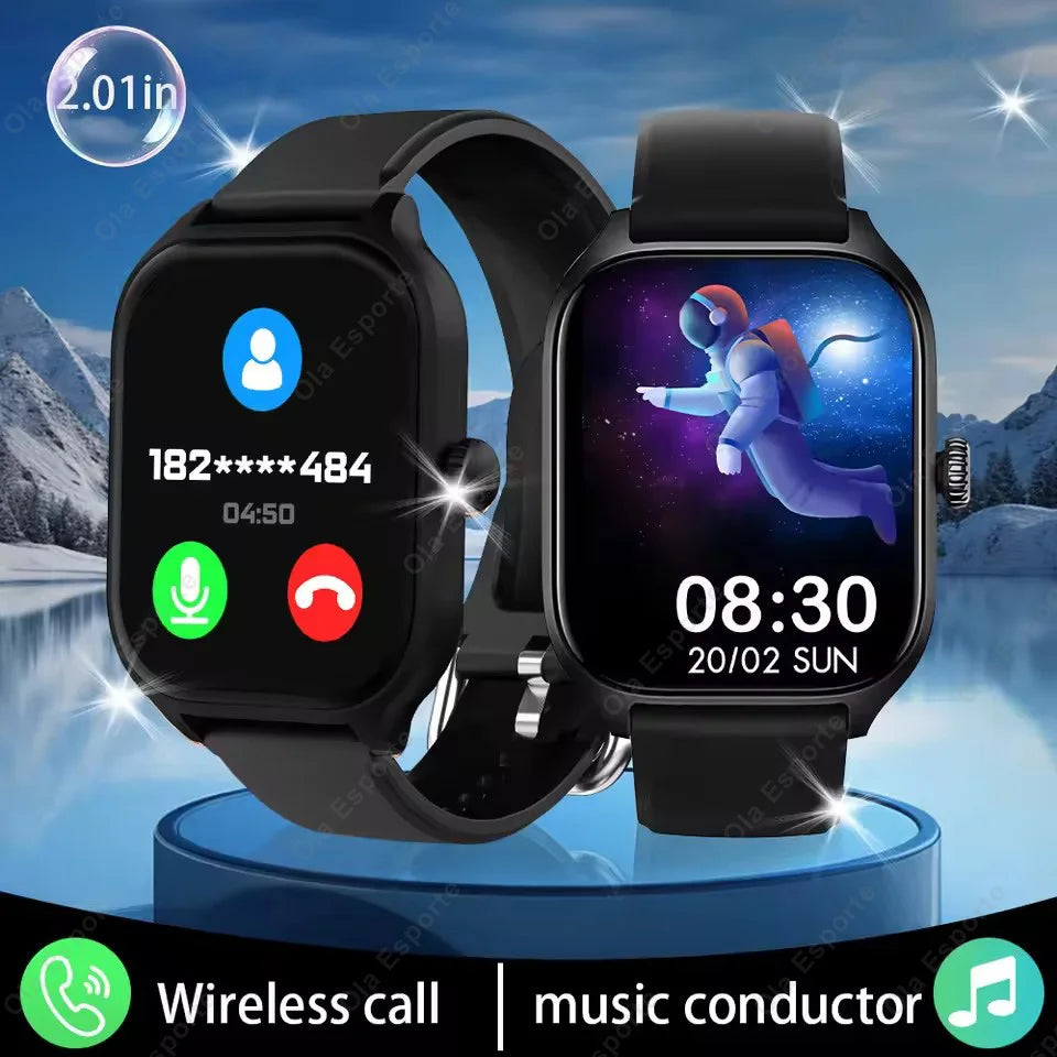 Smart Watch Bluetooth Talk Tracking Heart Rate Sleep Monitor