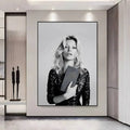 Kate Moss Fashion Art Poster – Self-Adhesive Waterproof Wall Decor