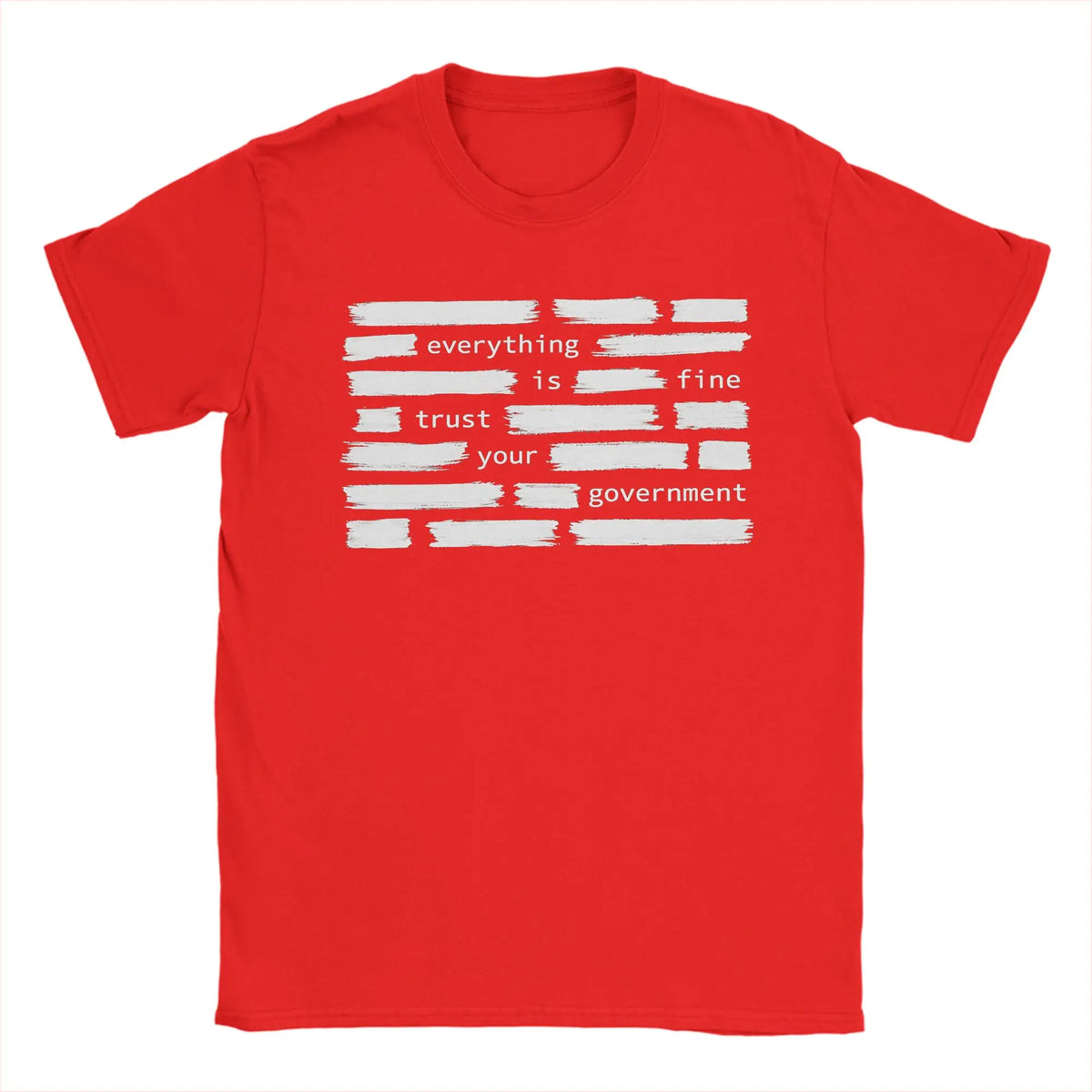 "Everything Is Fine" Funny Men's Graphic T-Shirt | Cotton Tee