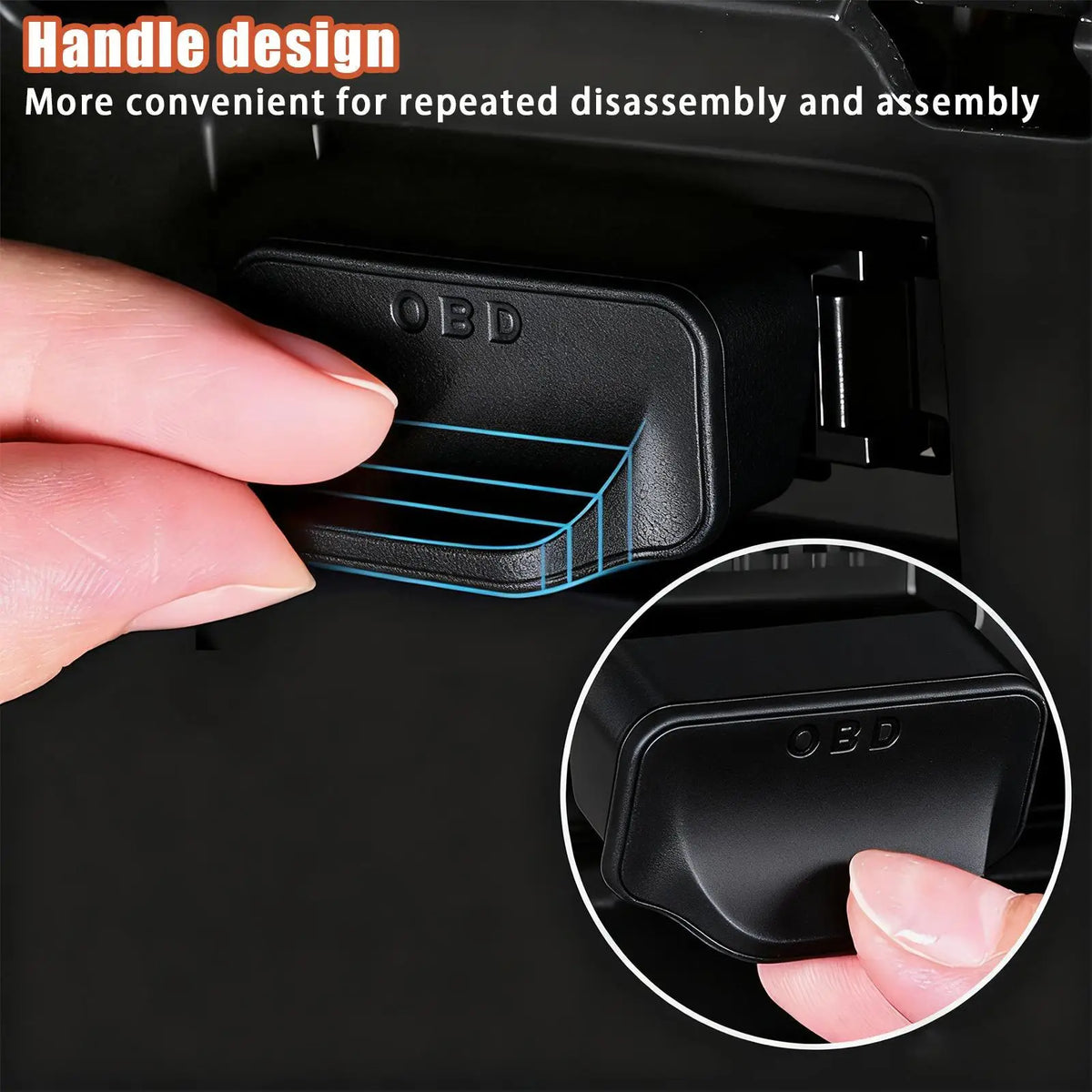 Silicone OBD Port Dust Cover – Universal Waterproof Protector