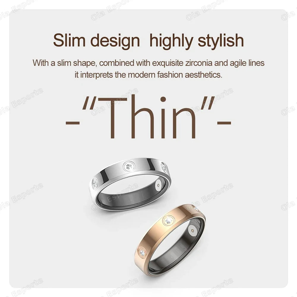 Smart Ring – Heart Rate, SpO2 & Sleep Monitor | 5ATM