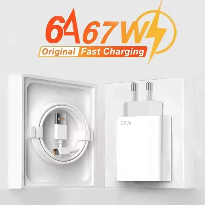 67W USB-C Fast Charger PD QC 3.0 | iPhone Samsung Xiaomi