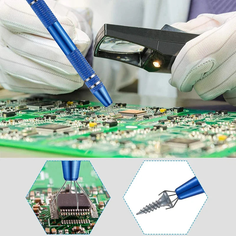 IC Chip Extractor Electronic Component Parts Suction Pen Bend