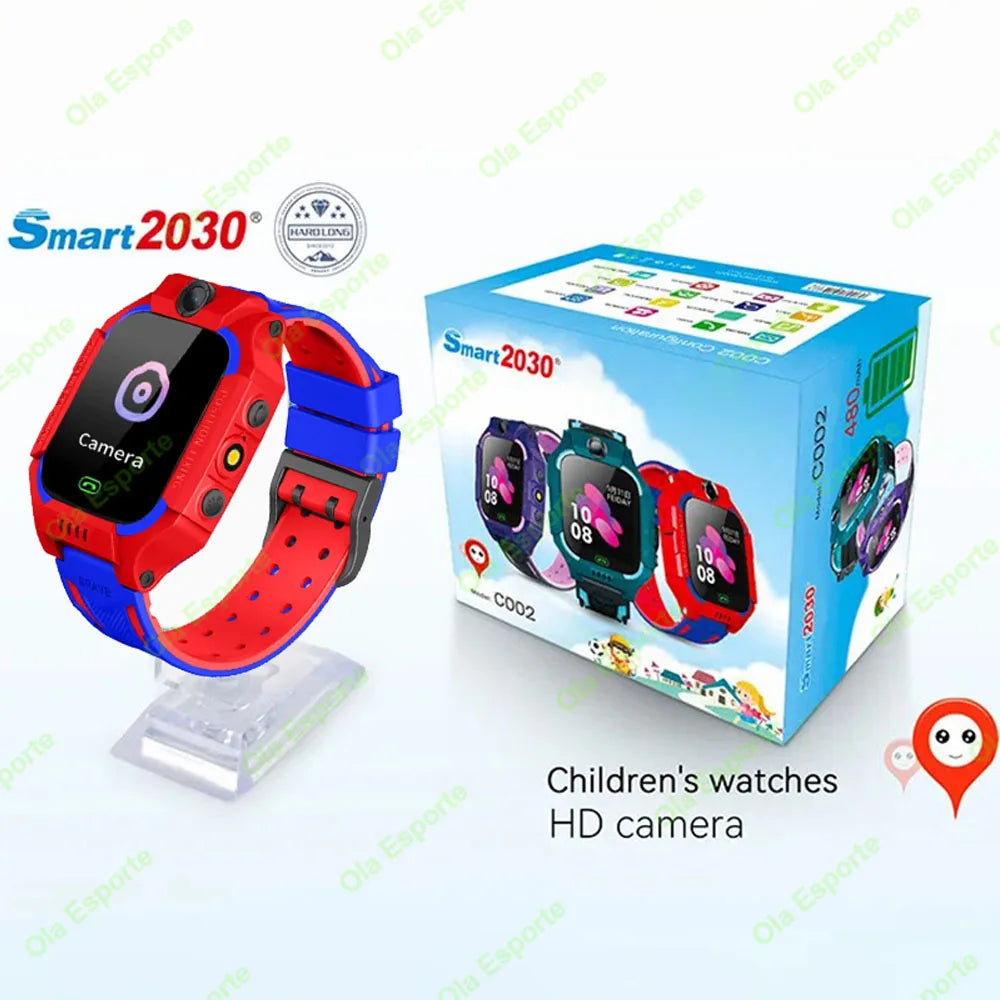 2026NEW Kids Smart Watch SOS GPS Location Sim Card Call Camera Child