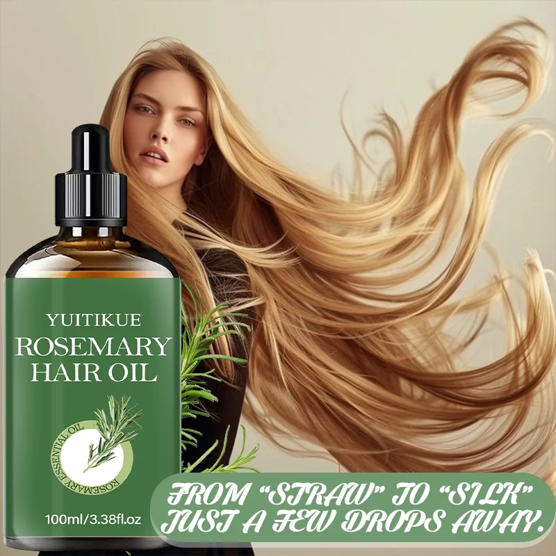 YUITIKUE Rosemary Essential Hair Oil – Smooth & Shiny 100ml