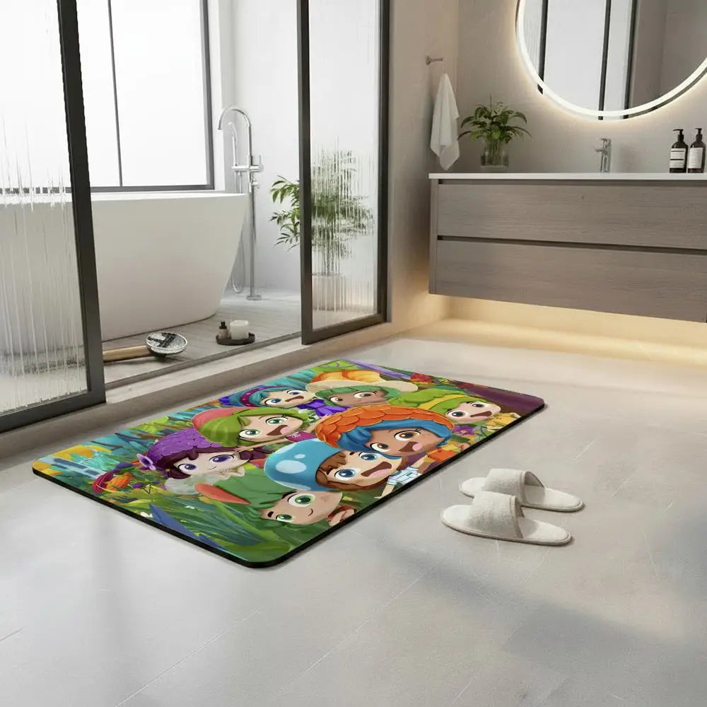 Diatomite Bath Mat – Quick Dry, Anti-Slip & Absorbent