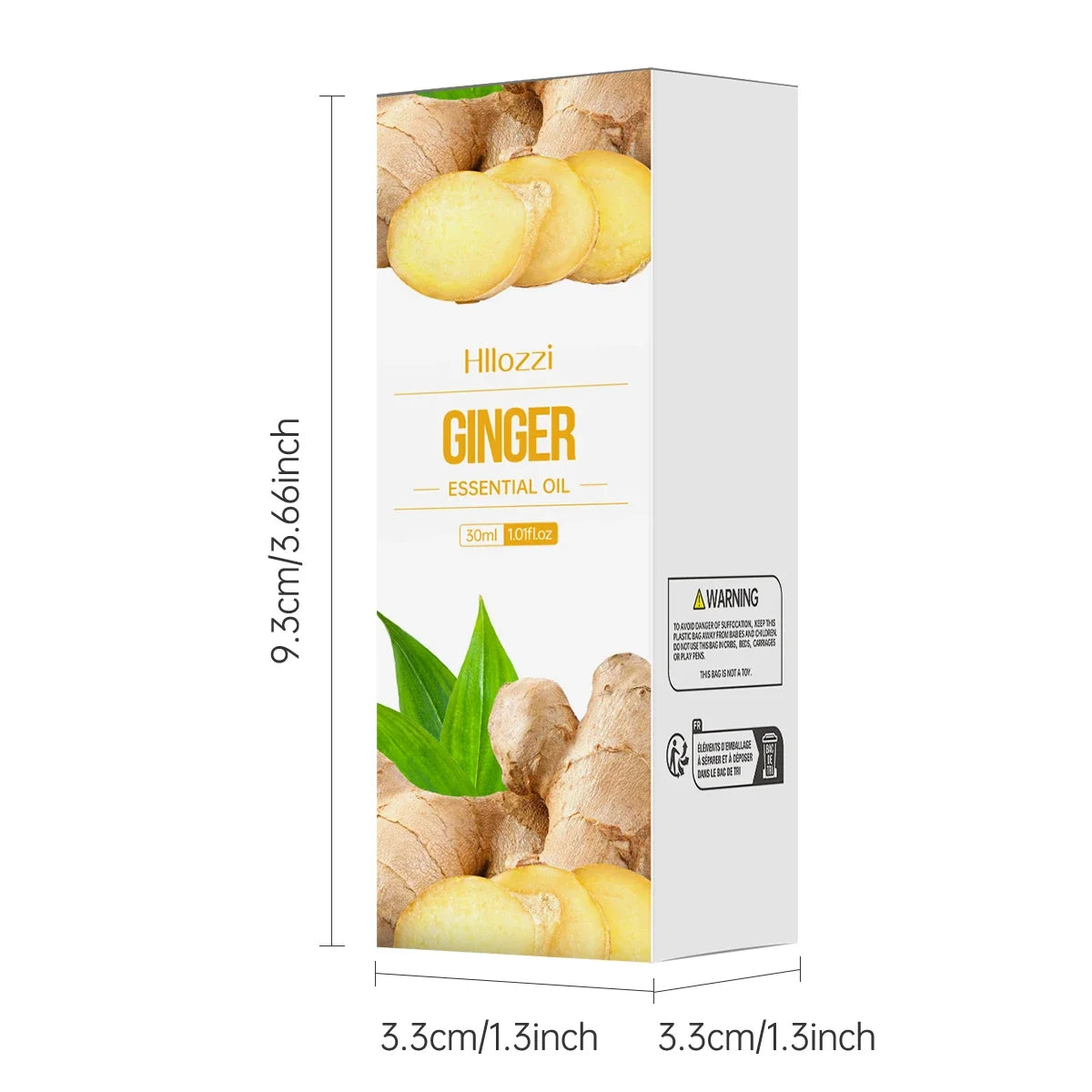 Hllozzi 30ml Ginger Essential Oil – Scalp, Diffuser & DIY