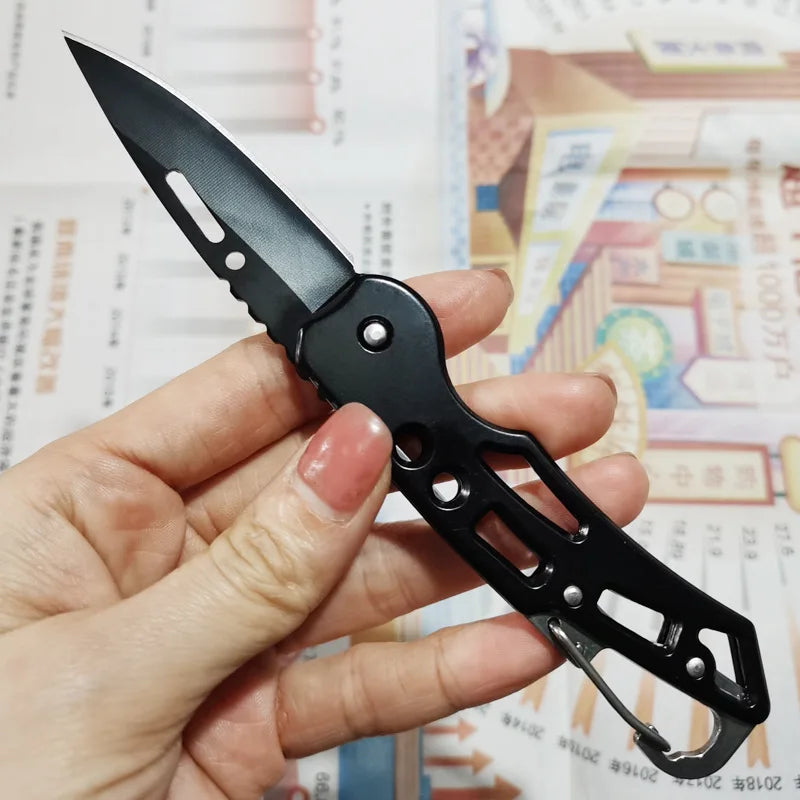Portable Stainless Steel Folding Knife – Camping & Outdoor