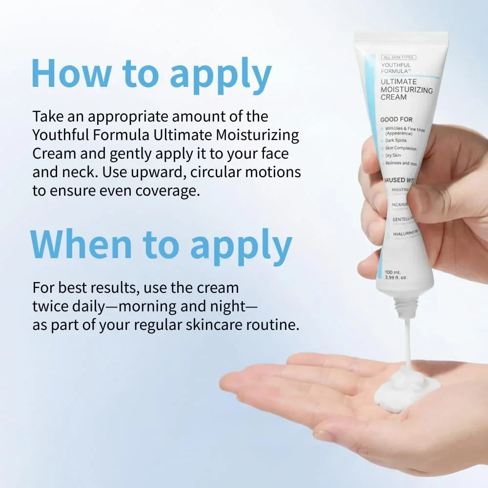 NIDA Youthful Formula Moisturizer – Niacinamide & Hyaluronic Acid