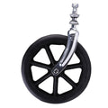 Rubber Wheelchair Front Castor Anti Slip 6 7 Shopping Cart Wheels