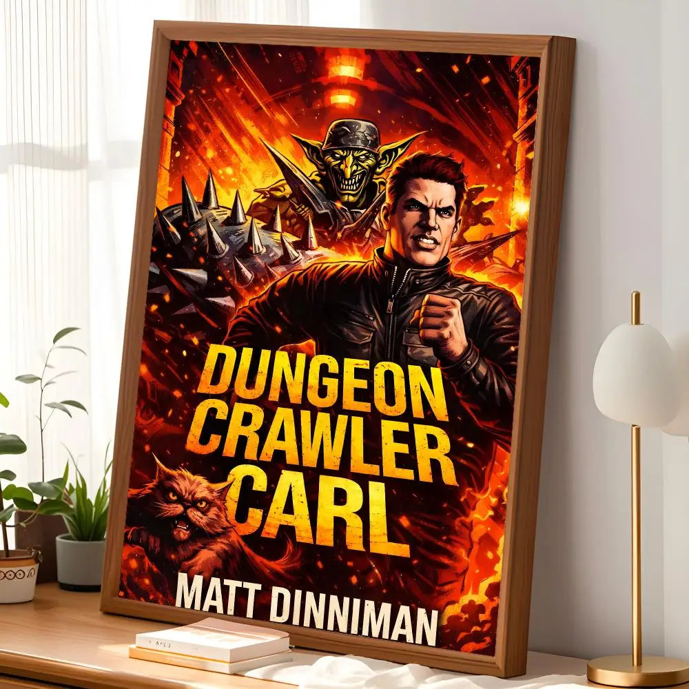 Dungeon Crawler Carl Poster – Self-Stick HD Waterproof Wall Art