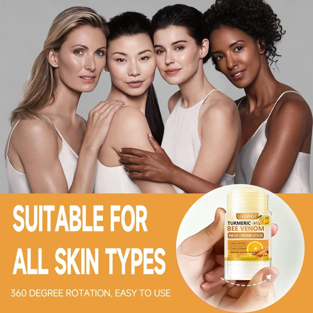 SUYARUN Turmeric Bee Venom Neck Firming Cream Stick – 40g