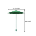 3-Pack Adjustable Garden Plant Umbrellas | UV Sun Shade Parasol
