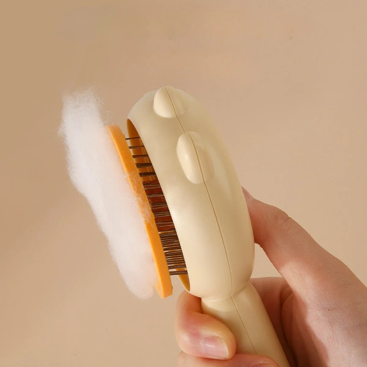 Pet Hair Remover Brush – Self-Cleaning Cat & Dog Grooming Tool