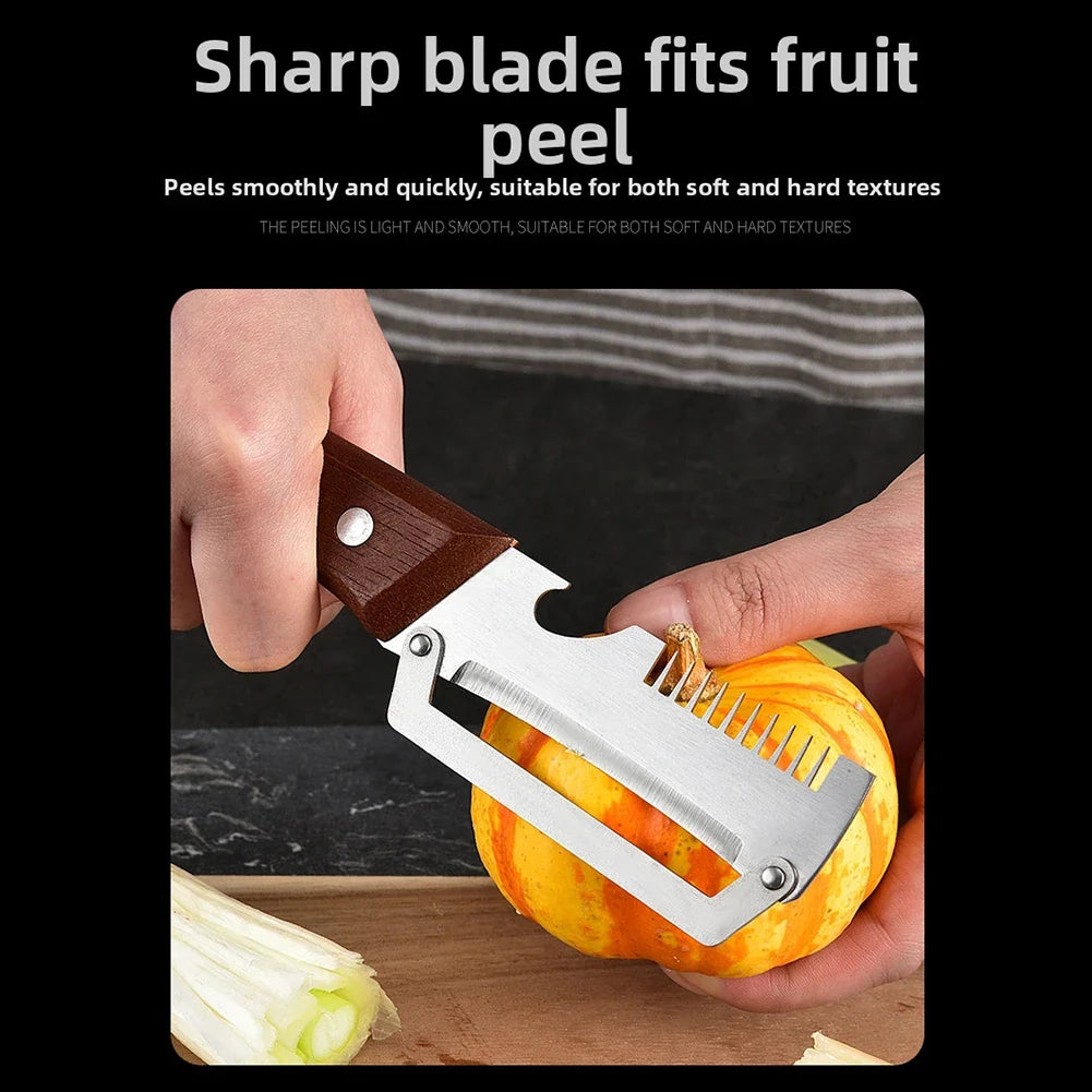 3-in-1 Kitchen Peeler with Bottle Opener & Grater