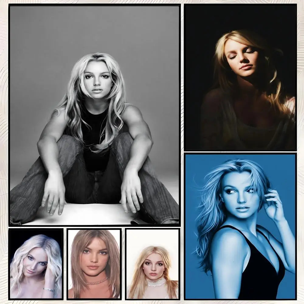 Britney Spears Album Wall Poster – Self-Stick HD Waterproof Art