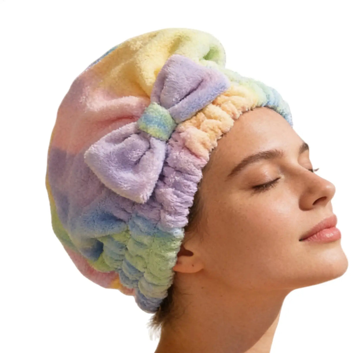 Coral Fleece Hair Towel Wrap – Quick-Dry & Frizz Control for Women