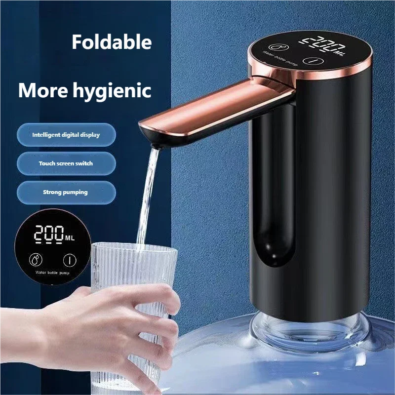 HOMEFISH Electric Water Bottle Pump | 1200mAh, LED, 3 Settings
