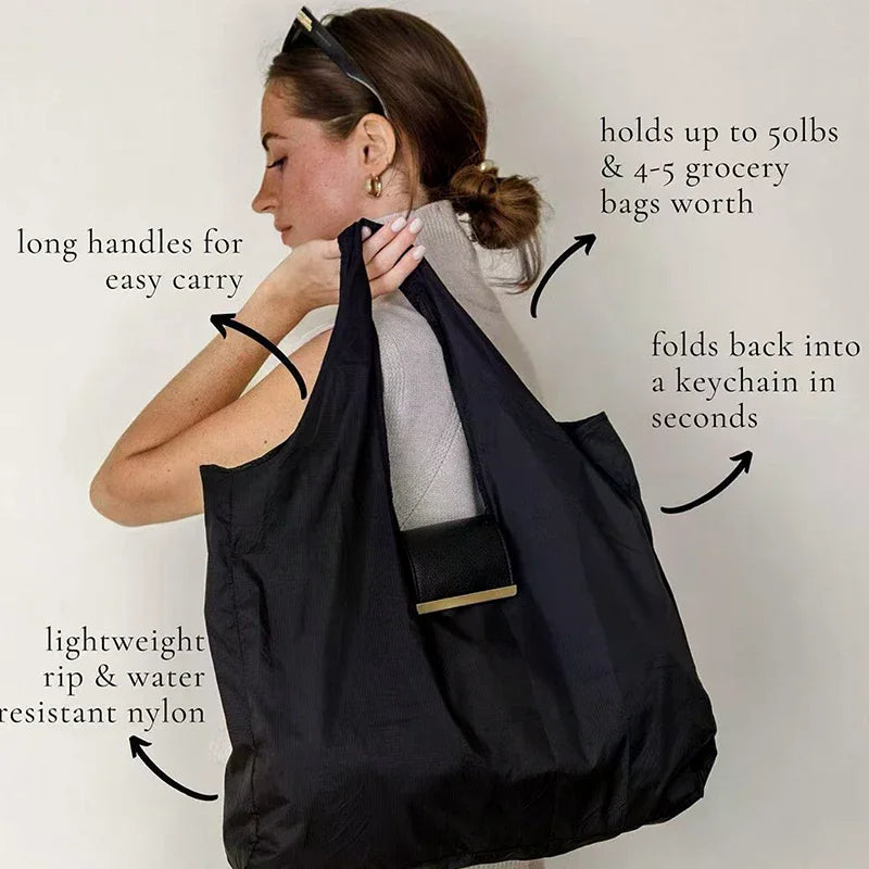 Keychain Storage Bag – Large Eco-Friendly Reusable Tote