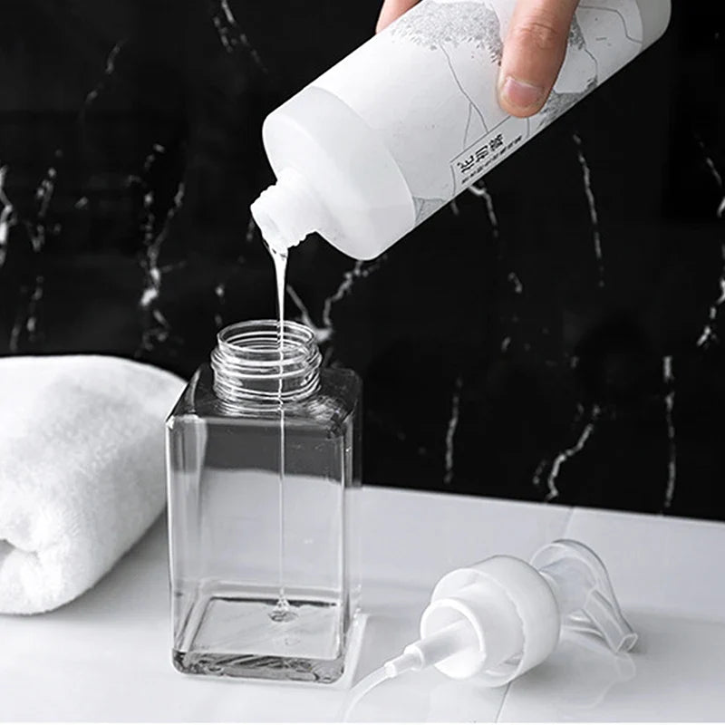 250 Transparent Large Foam Dispenser Plastic Pump Bottles Mini Empty