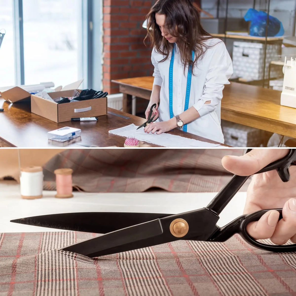 Professional Tailor Scissors – Sharp Fabric Cutting Shears
