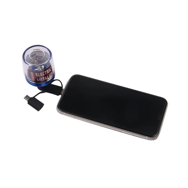 Electric Herb & Spice Grinder – Aluminum USB Tobacco Mill