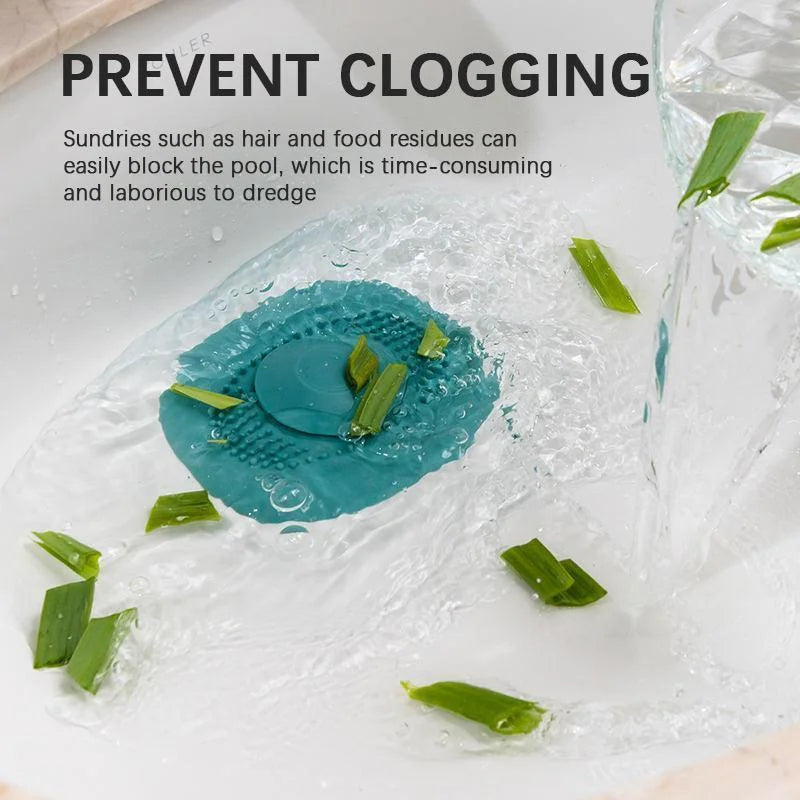 Silicone Sink Drain Strainer & Hair Catcher – Universal Stopper