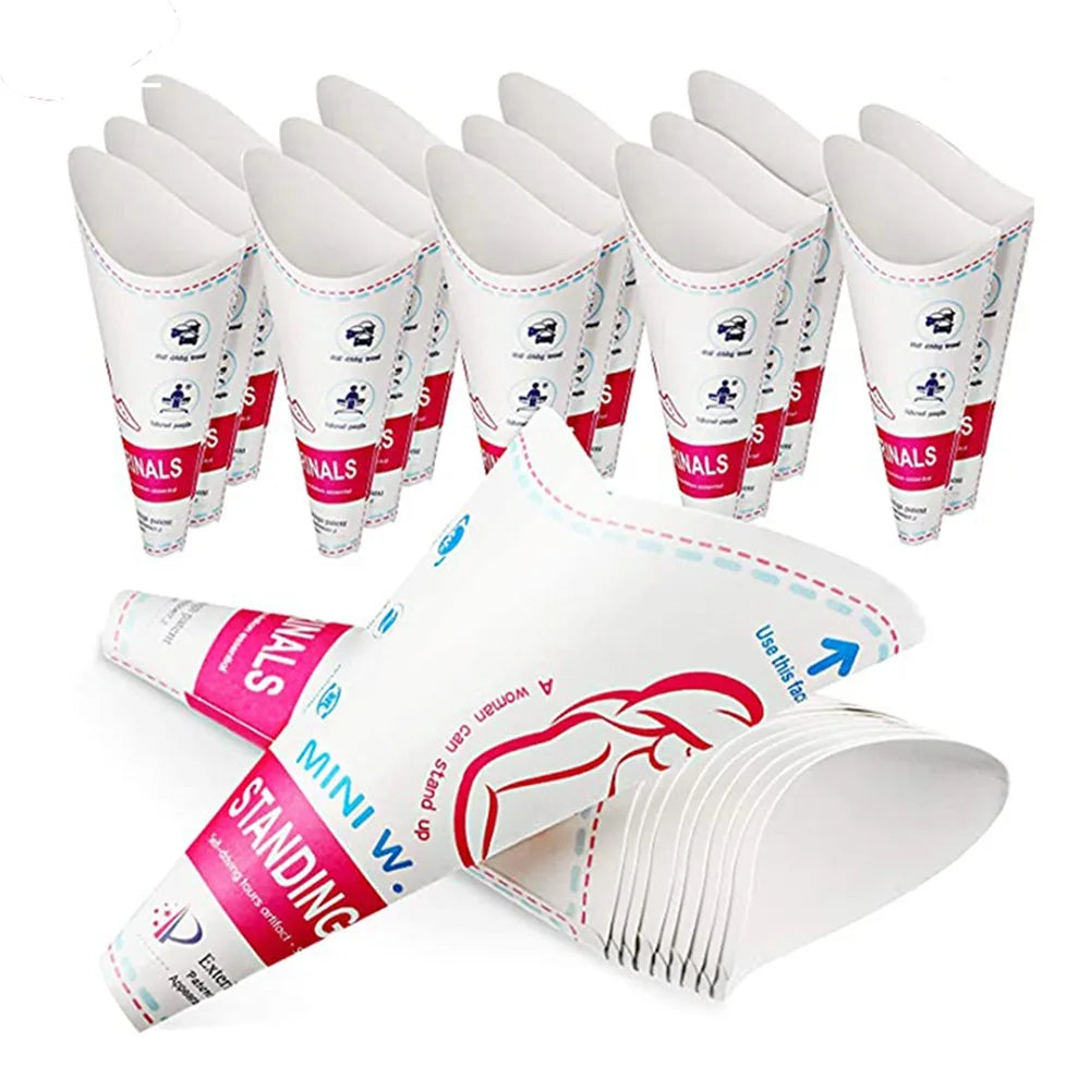 12 Emergency Disposable Female Urination Device Leak-proof Foldable
