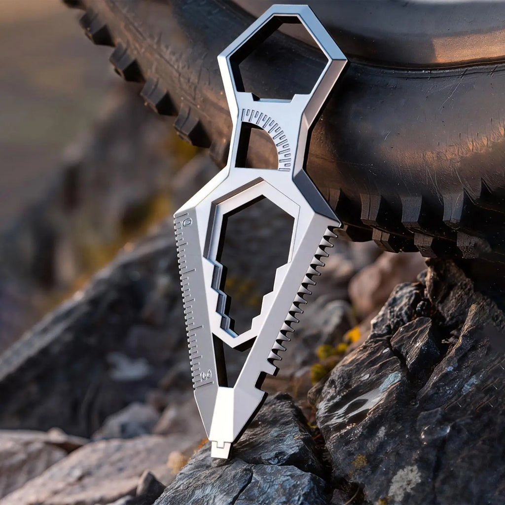Stainless Steel Multifunction Survival Keychain Tool