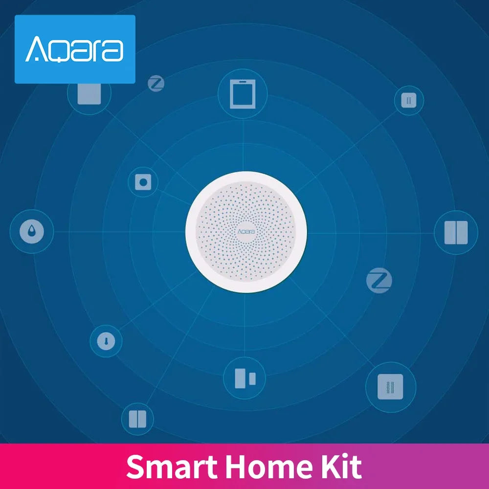 Aqara Smart Home Kits Zigbee Gateway Hub M1S Wireless Switch Lamp