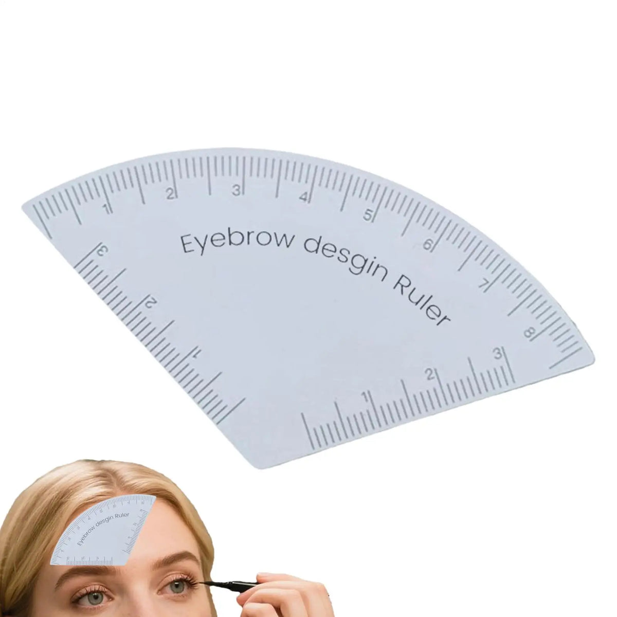 Reusable Eyebrow Ruler – Brow Shaping & Design Tool