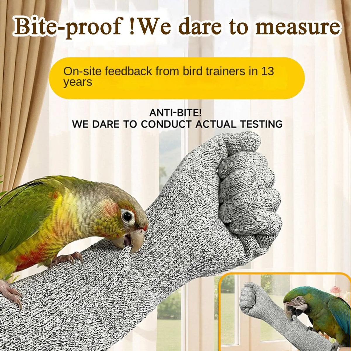 Bite-Proof Pet Handling Gloves | Scratch & Puncture Resistant