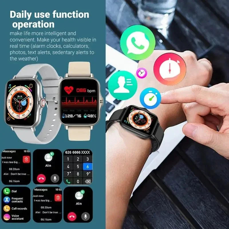 COTAUL C26 Smart Watch 1.44" Bluetooth Call & Heart Rate