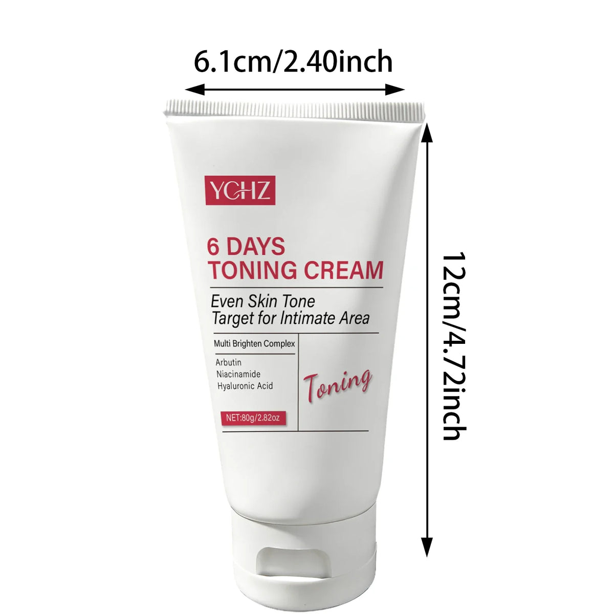 YCHZ Skin Brightening Cream – Body, Face & Intimate Areas 80g