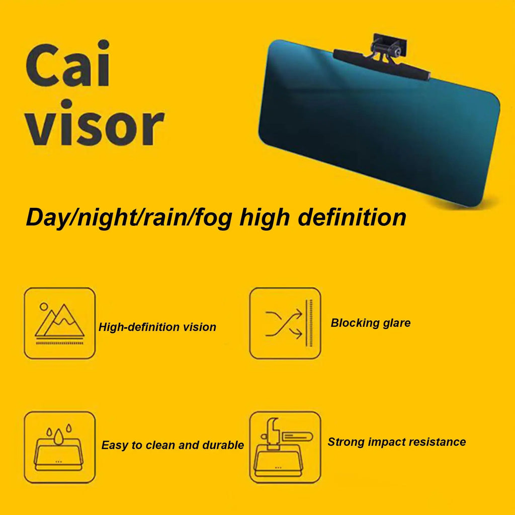 Car Visor Extender 180° Polarized Anti-Glare UV Sun Blocker