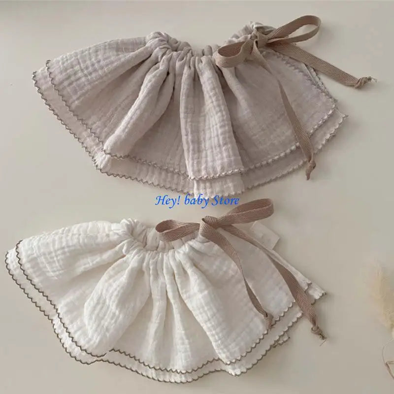 2-Pack Cotton Baby Bibs | Newborn Drool & Burp Cloths