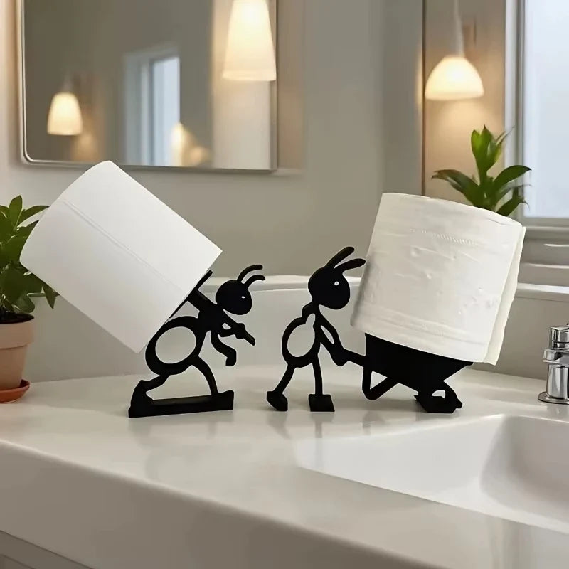 Cute Animal Tissue Holder – Minimalist Paper Roll Holder Gift