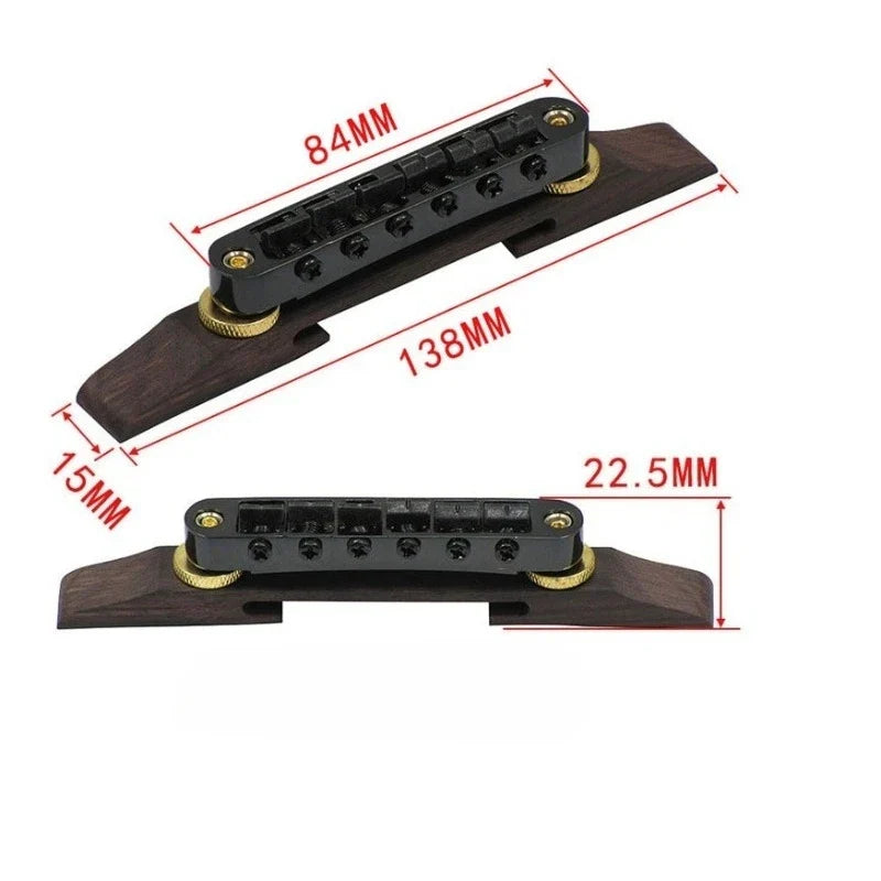 Jazz Piano Bridge Rose Wood Electric Guitar Beef Bone Pillow Zinc