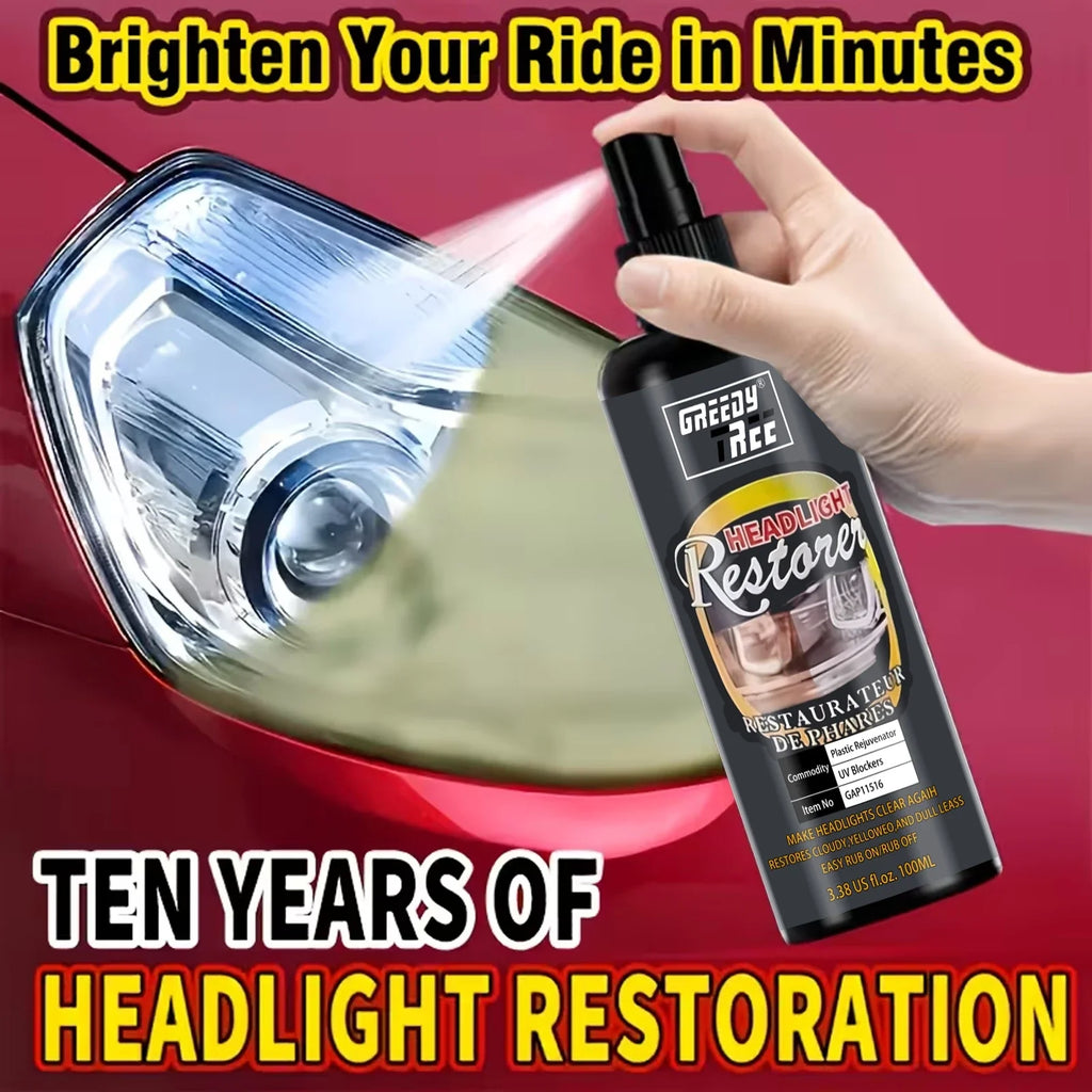 Car Headlight Restoration Kit – Clear Cloudy & Yellowed Lenses