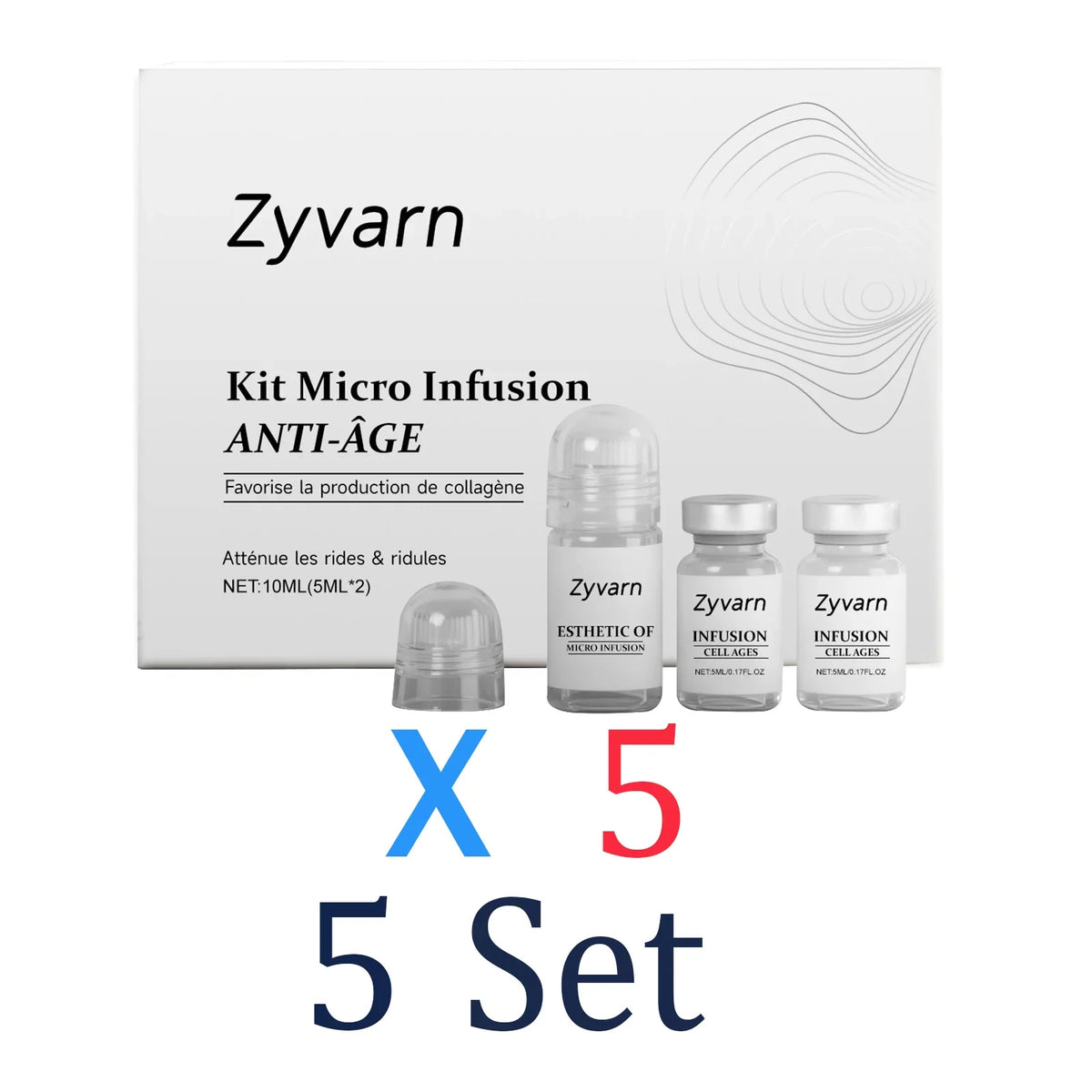 0.25mm Microneedle Facial Serum Set | Deep Hydration & Repair