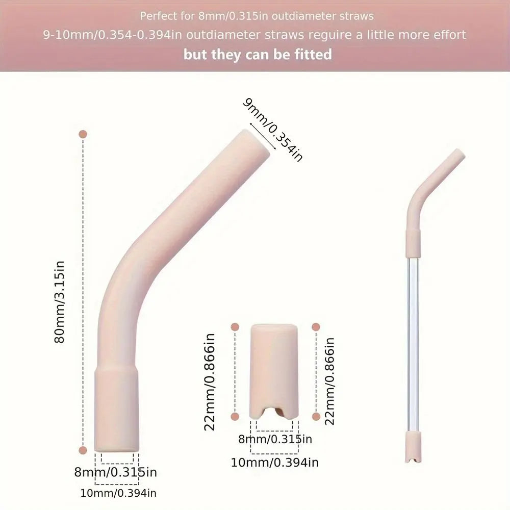 Drink Blender Stick Drinking Straws Nozzle Tea Coffee Juice Universal