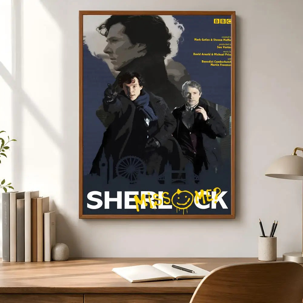 Sherlock TV Series HD Waterproof Poster Stickers | Wall Décor