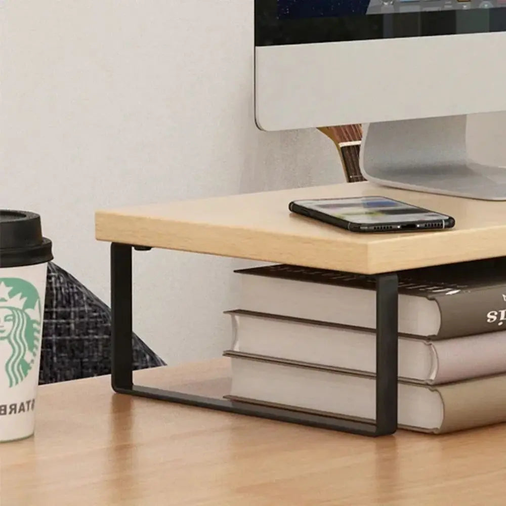 Monitor Stand Riser with Storage Rack | Home Office Organizer