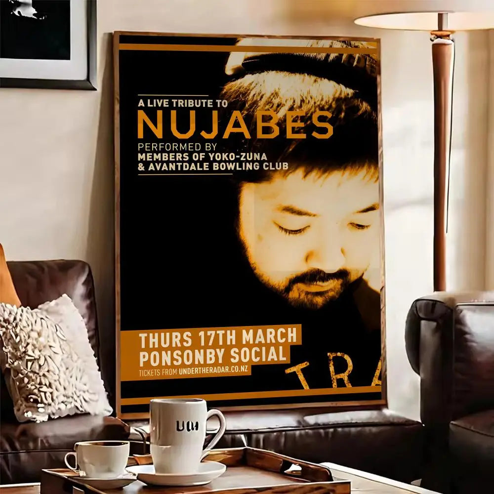 Nujabes Album Canvas Wall Art – Vintage Abstract Poster Print