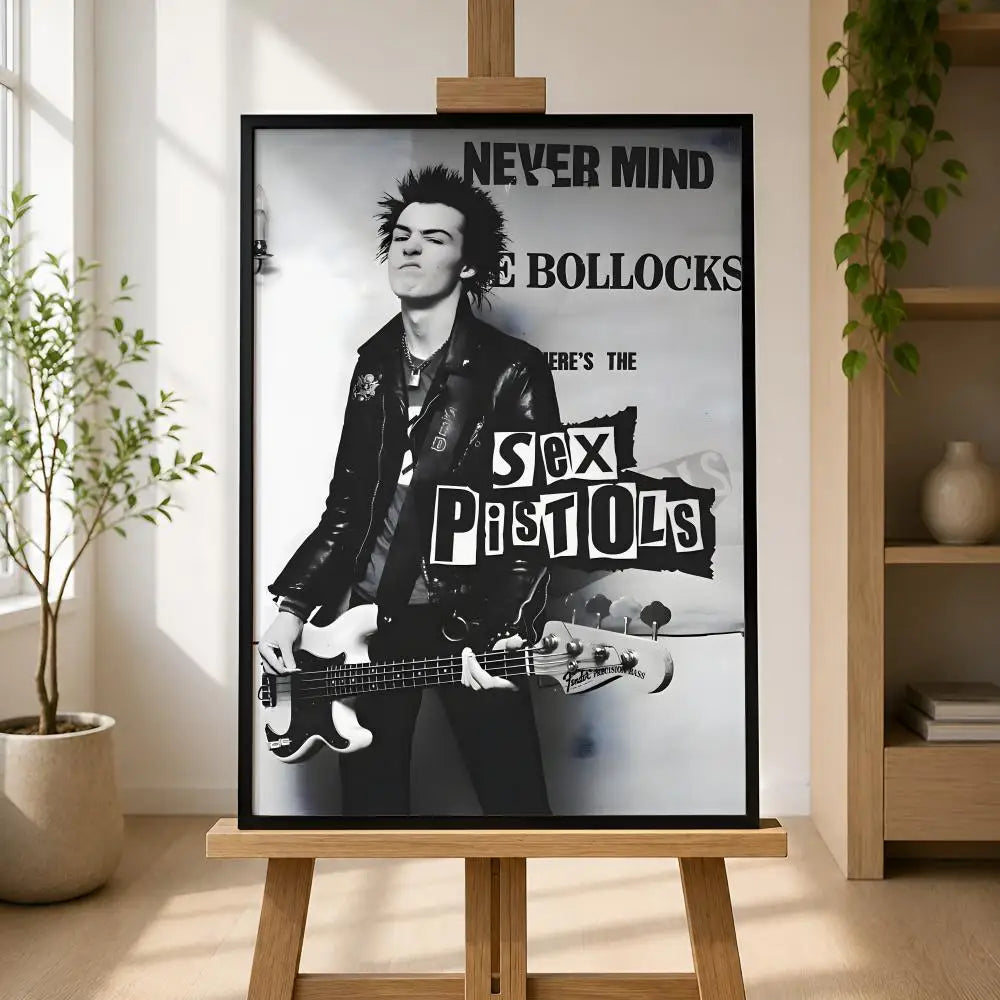 Sex Pistols Waterproof PVC Wall Poster – Peel & Stick HD Art