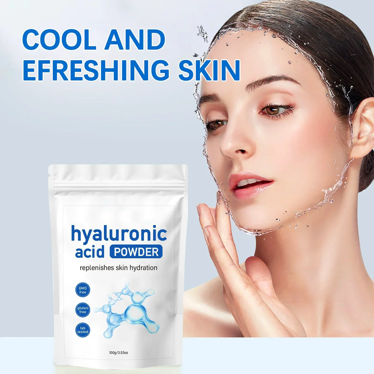 Hyaluronic Acid DIY Mask Powder 100g – Hydrating & Brightening